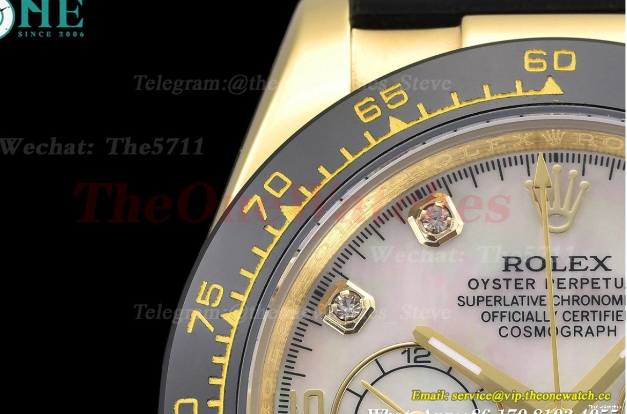 A3836 YG RU Mop 40mm Dial GDF Daytona 0510